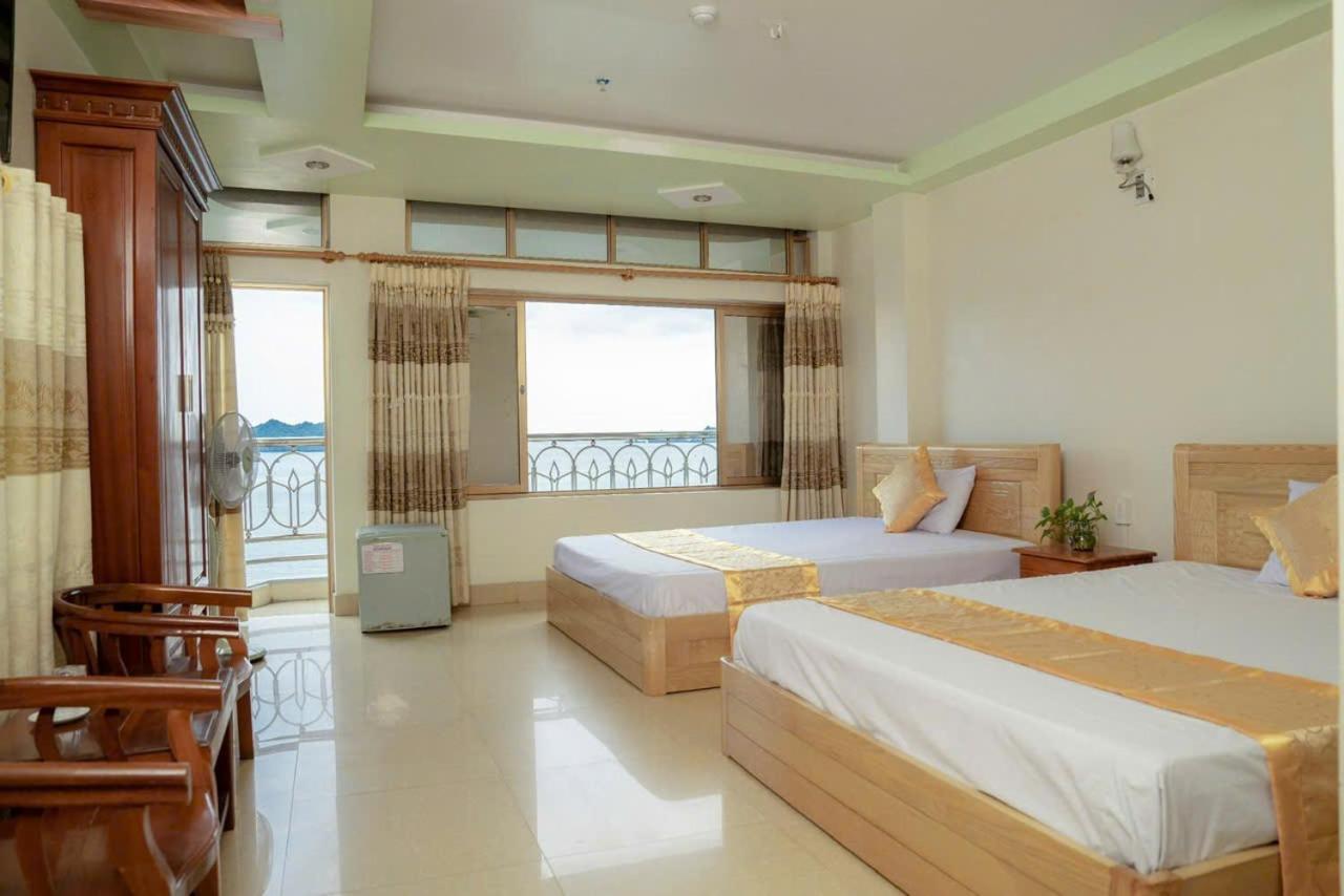 Private Balcony Hotel Dong Khe Sau Bagian luar foto
